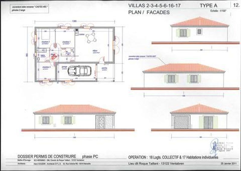 villa T4 pp à vendre à ventabren exposition sud accessibles aux pmr 13122