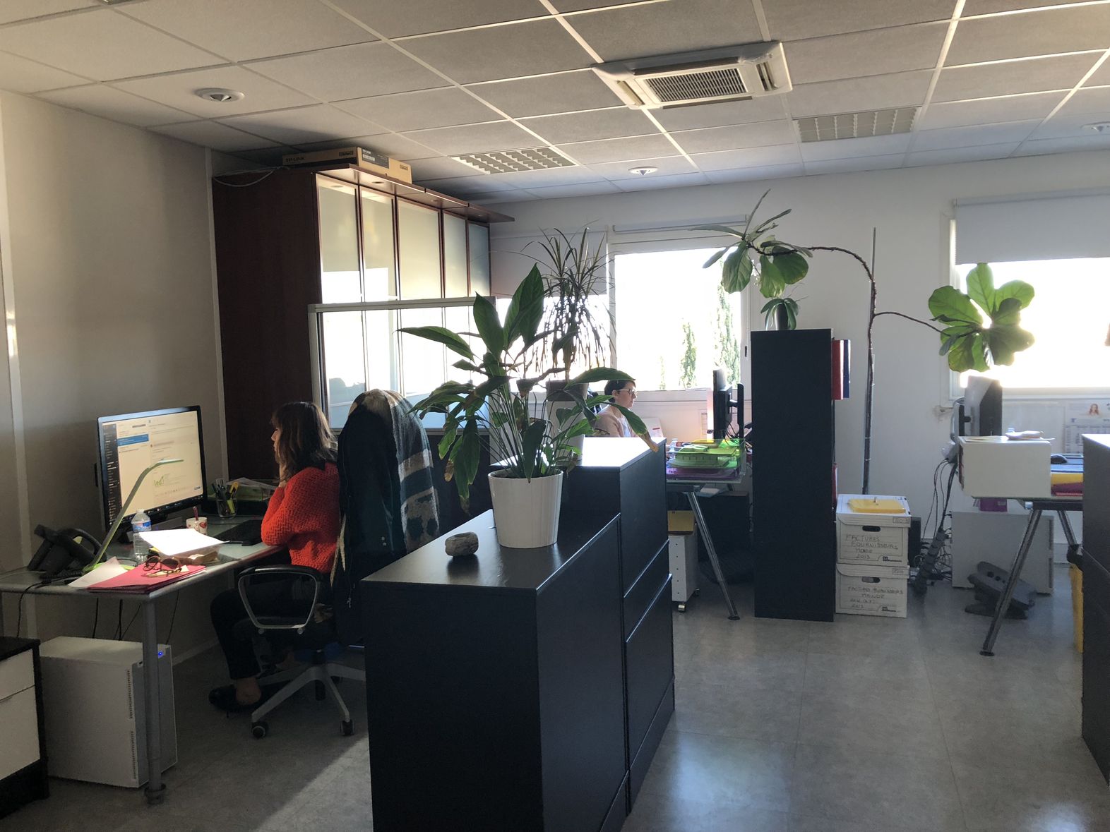 locaux d'activités  velaux  parc d'activités de la verdière places de parking privatives