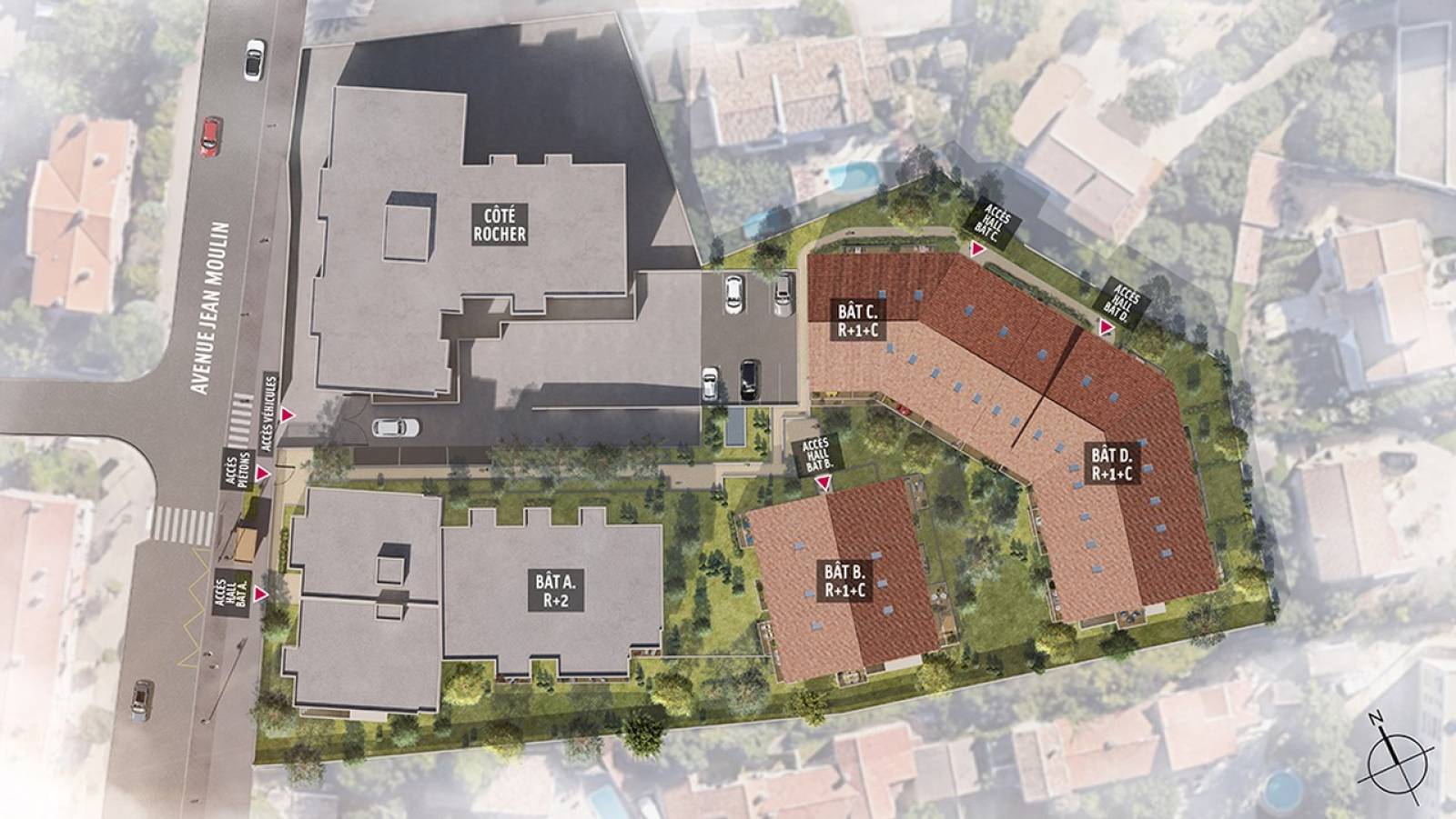 appartements à vendre en rdc et étage à vitrolles 13127