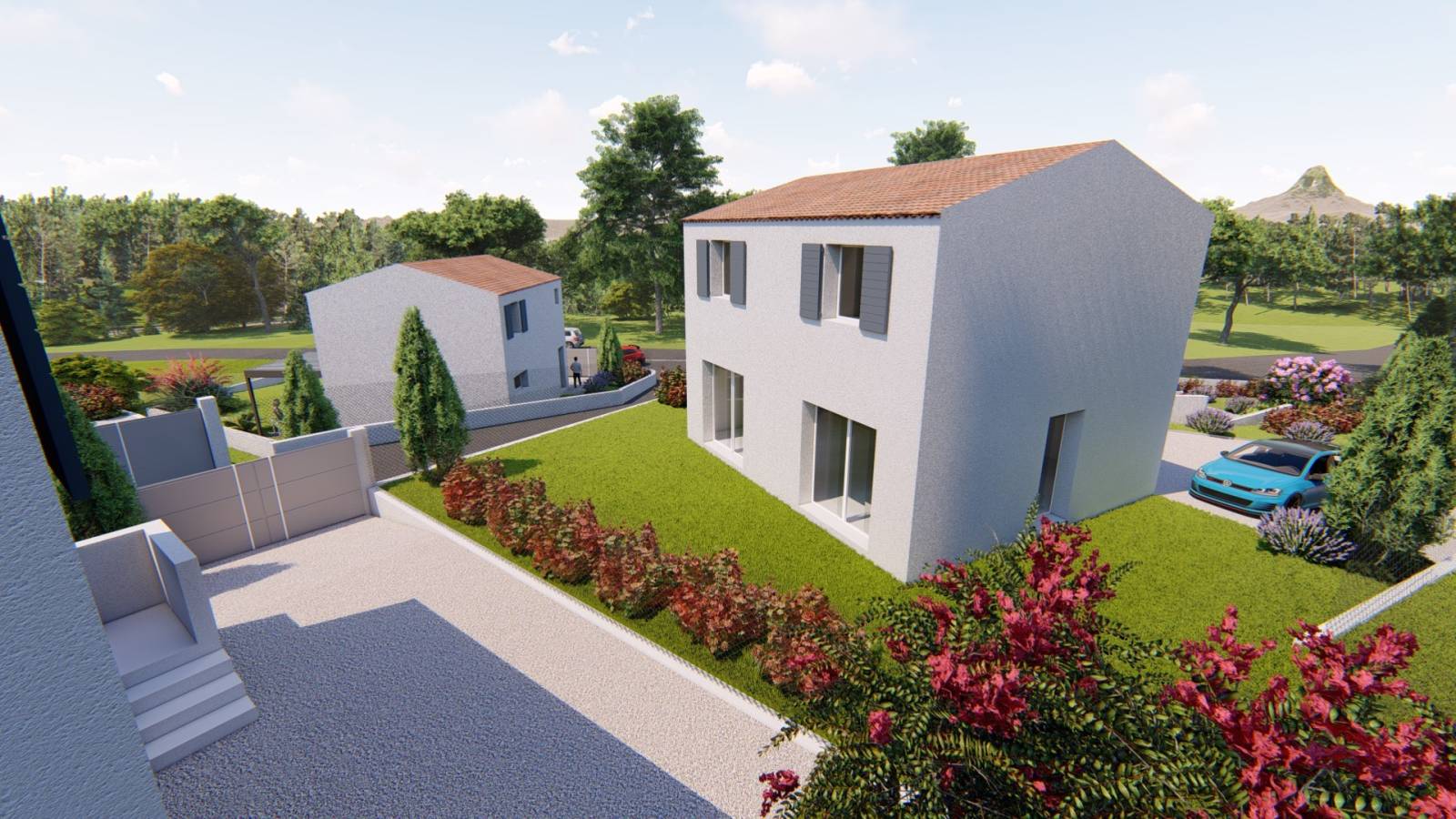 maison à étage sur terrain clos à vendre dans le département du var 3 chambres