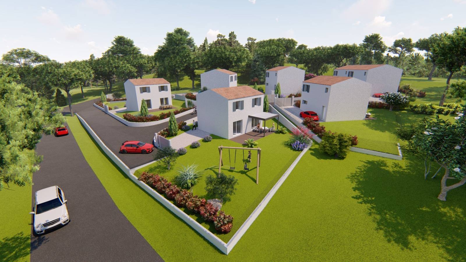 maison T4 non mitoyenne à vendre rocbaron 3 chambres terrain clos secteur calme