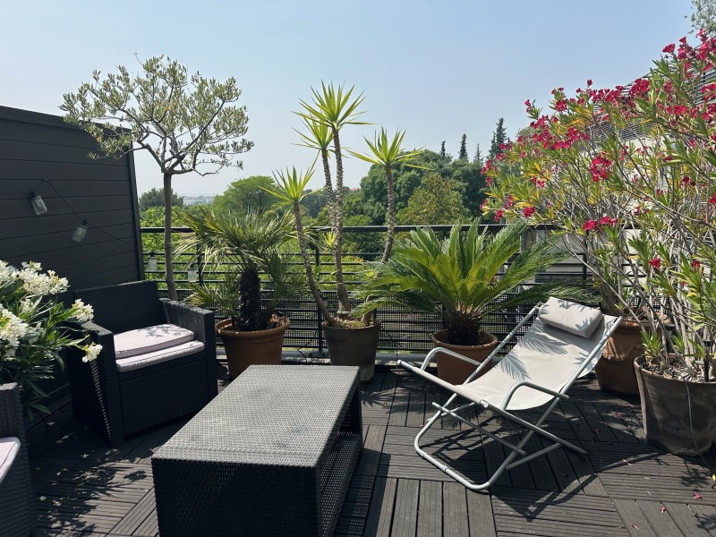 appartement T3 dernier étage à louer meublé avec parking privatif