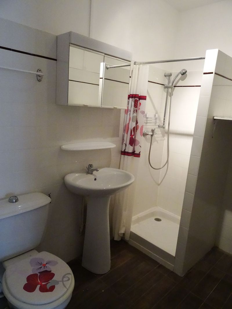 salle d'eau avec wc d'un appartement T2 à louer 13580
