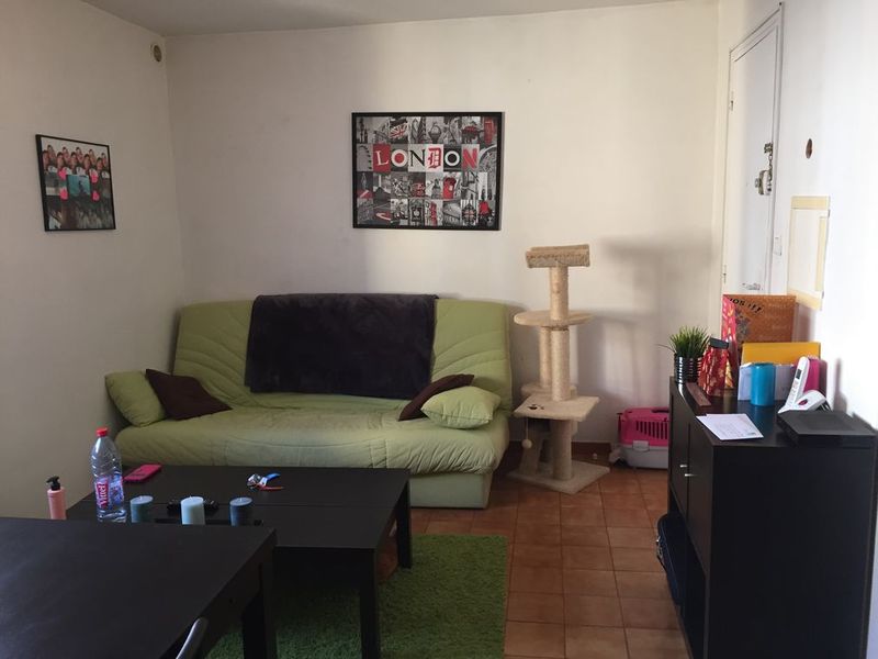 séjour d'un appartement T2 à louer 13580 la fare les oliviers