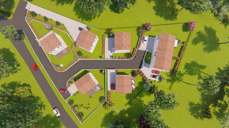 maison type 4 neuve en cours de construction à acheter à rocbaron département var